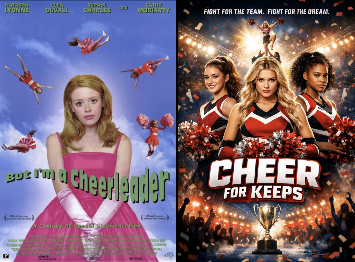 Comparison of But I'm a Cheerleader original and generated versions