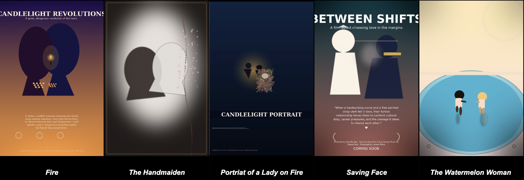 Glitch Gallery: A series of glitches and the original titles they are related to