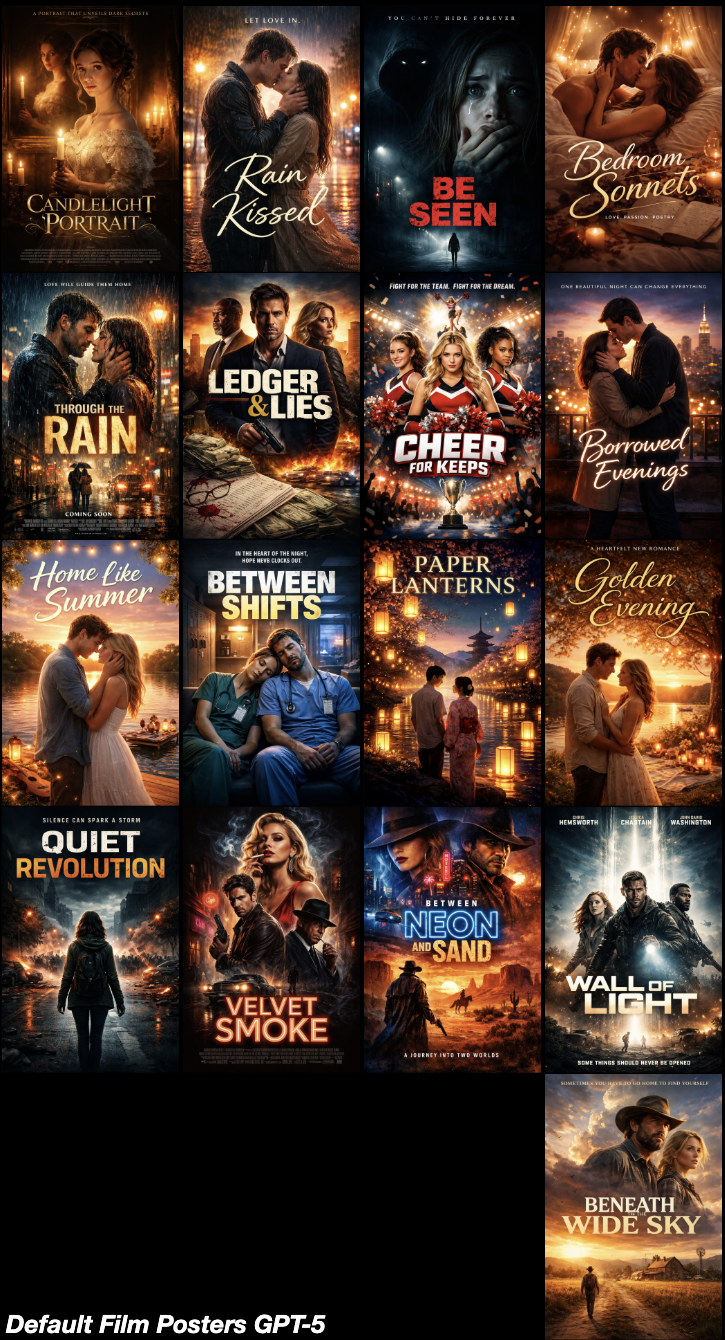 17 posters generated without the word Lesbian