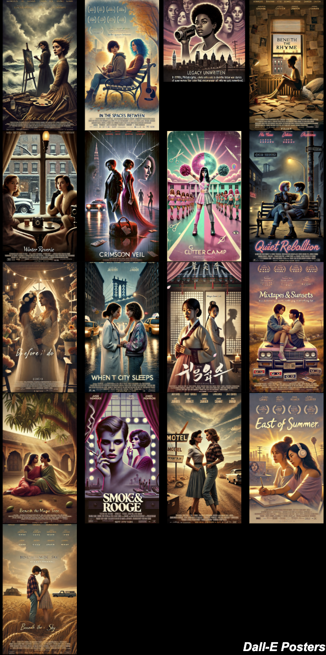 Dall-E generated film posters